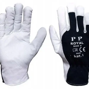 Rabat RĘKAWICE ZE SKÓRY KOZIEJ LICOWEJ RLTOPER/ROYAL 11